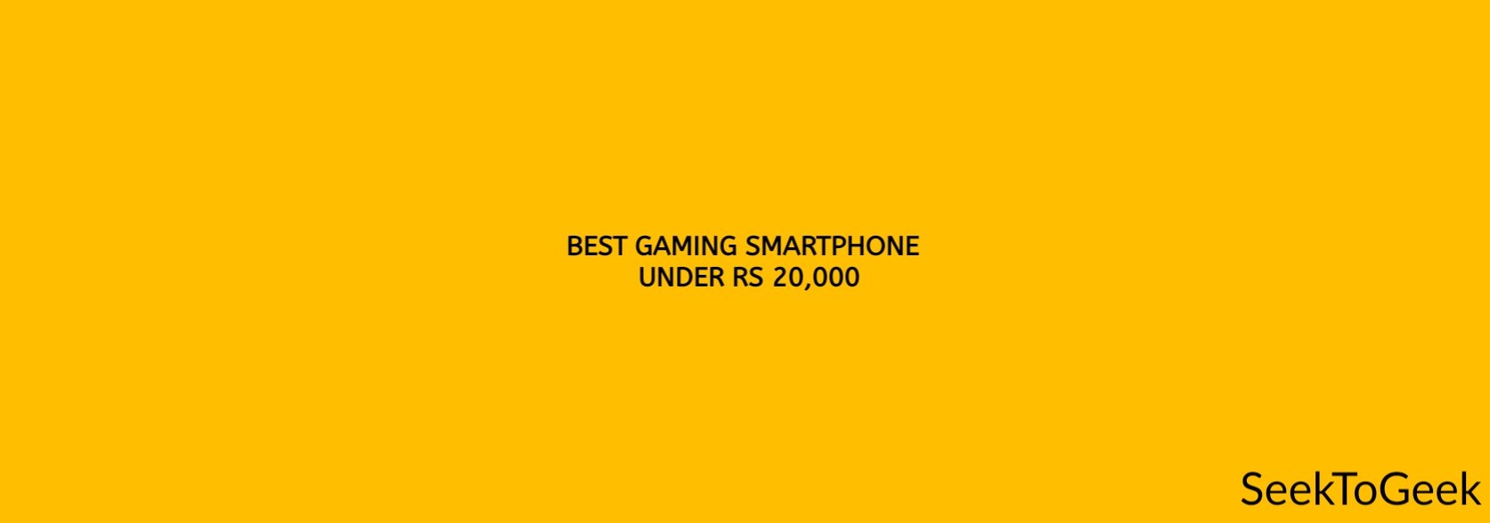 best gaming smartphones india