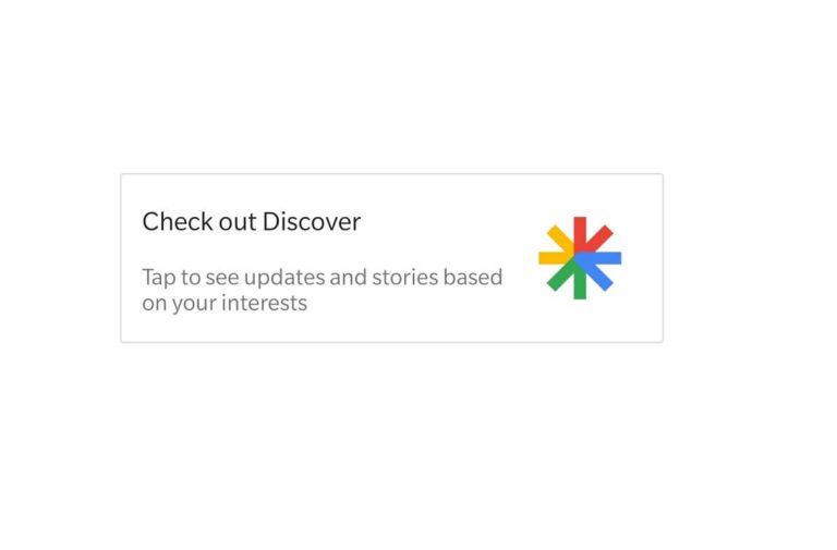 Google Discover Not Working on S10