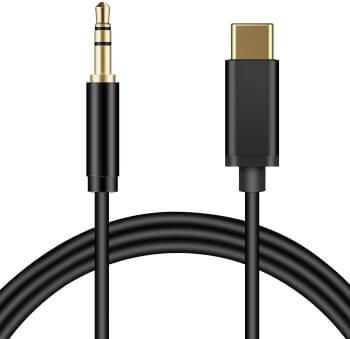 Mixcudu-Type C to 3.5mm AUX Cable for Car Music System