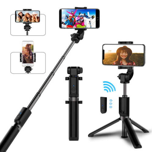 Pobon Selfie Stick and Tripod for Note 10Plus