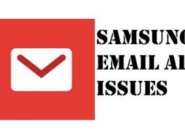 Samsung email app issues