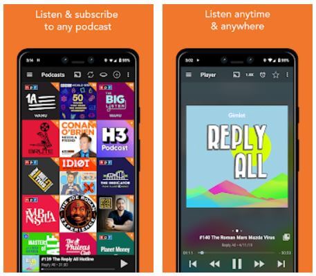 Best Podcast News App for Android