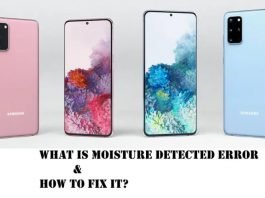 samsung s10 moisture detected