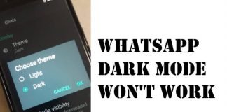 WhatsApp Dark Mode Won't Work on Android