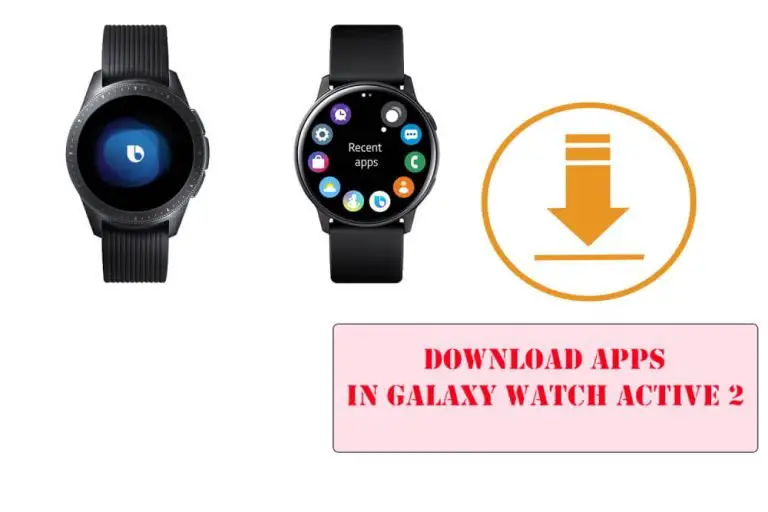 Download Apps in Galaxy Watch Active 2