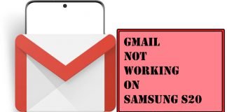 Fix Gmail Not Working on Samsung S20