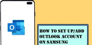 How to Setup Outlook Account on Samsung S20, S10, Note 10