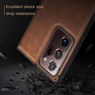 Arkour Back Leather Cover for Samsung Note 20 Ultra