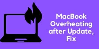 MacBook Overheating after Update, Fix