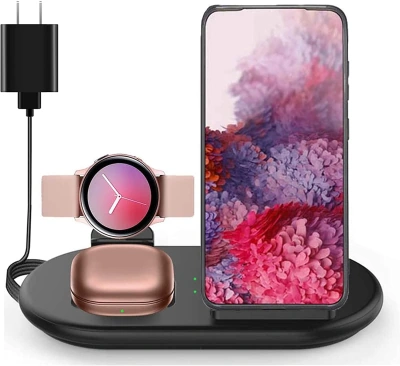 3-in-1 Wireless Charger (Phone+Watch+Earbuds)