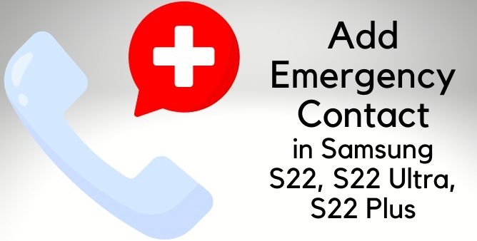 Add Emergency Contact