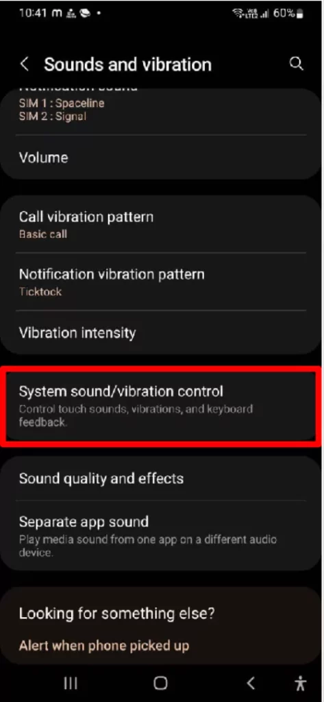 System Sound/Vibration control