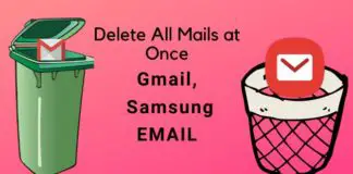 Delete All Mails at Once Samsung