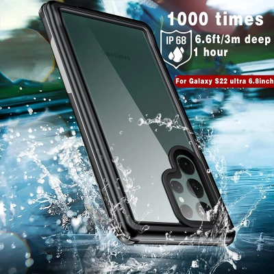 ANTSHARE for Waterproof Case for Samsung Galaxy S22 Ultra Case