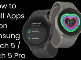 How to Install Apps on Samsung Watch 5 Watch 5 Pro