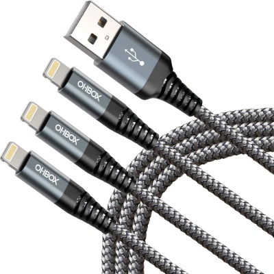 ohbox USB-A to Lightning Cable