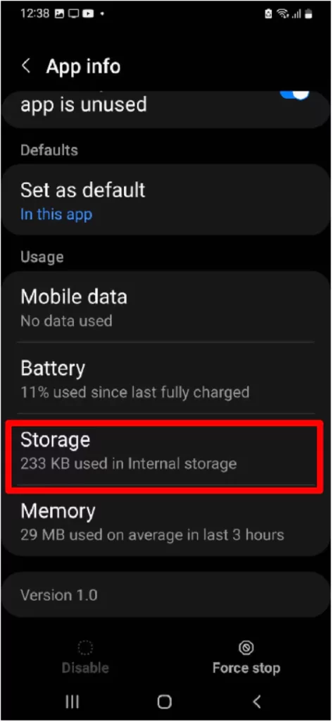 tap Storage
