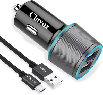 cluvox-usb-c-car-charger