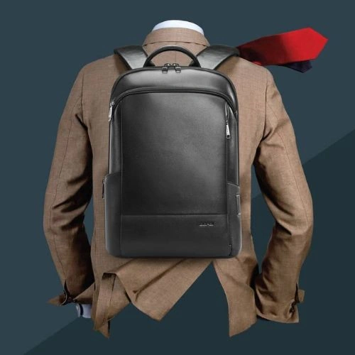 Genuine Leather Backpack Unisex