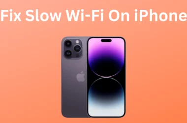 iPhone Wi-Fi Connection Slow